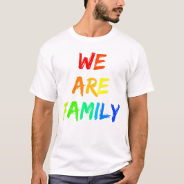 Wij zijn het ontwerp van de Regenboogzonneschijn v T-shirt