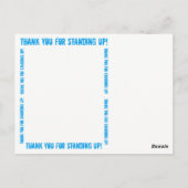 Wij zijn het STORM Dank U Briefkaart (Achterkant)