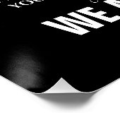 WIJ ZIJN HET STORM POSTER PERFECT POSTER (Hoek)