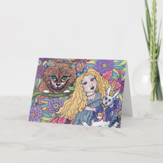 Wij zijn hier Gek allen! 5x7 wenskaart Kaart