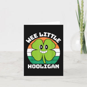 Wij zijn Little Hooligan Funny St Patricks Day Peu Kaart