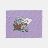 Wij zijn mijn wereld fleece deken (Voorkant (Horizontaal))