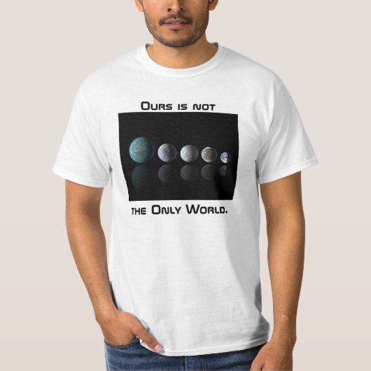 Wij zijn niet het enige T-shirt van het Exoplanet  (Voorkant)