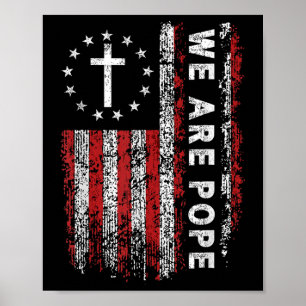 Wij zijn Paus Nieuwe Amerikaanse Paus Leo XIV, Pau Poster
