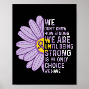 Wij zijn sterk- Pancreatic Cancer Awareness Suppor Poster