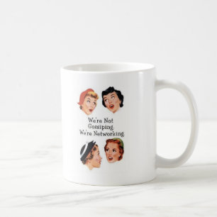 Wij zijn voorzien van een netwerk-NIET roddelen!! Koffiemok