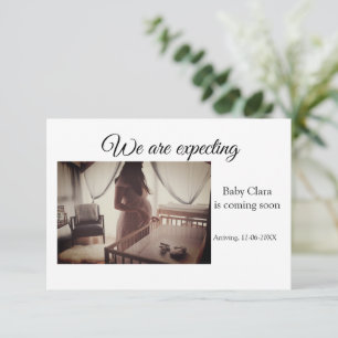 Wij zijn zwanger Voeg baby toe Naam Datum zwangers Aankondiging