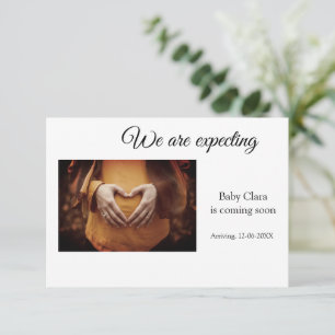 Wij zijn zwanger Voeg baby toe Naam Datum zwangers Aankondiging