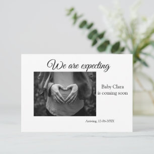 Wij zijn zwanger Voeg baby toe Naam Datum zwangers Aankondiging