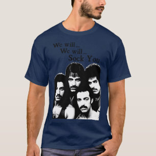 Wij zullen SOCK YOU Classic Rock Cursed Music T-sh T-shirt