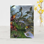 Wij zullen Someday vliegen Kaart (Gele Bloem)