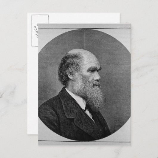 Wijlen C.R. Darwin, FRS, LLD Briefkaart (Voorkant / Achterkant)