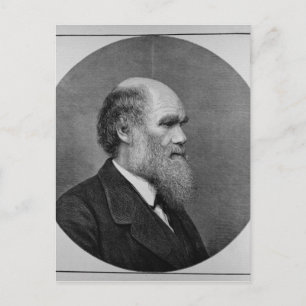 Wijlen C.R. Darwin, FRS, LLD Briefkaart