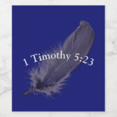 Wijn 1 Timoteüs 5:23 Etiket (Enkel label)