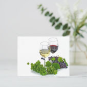 Wijn 2 Briefkaart (Staand voorkant)