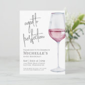 Wijn 60ste verjaardag kaart (Staand voorkant)