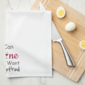 Wijn alles wat ik wil theedoek (Quarter Fold)