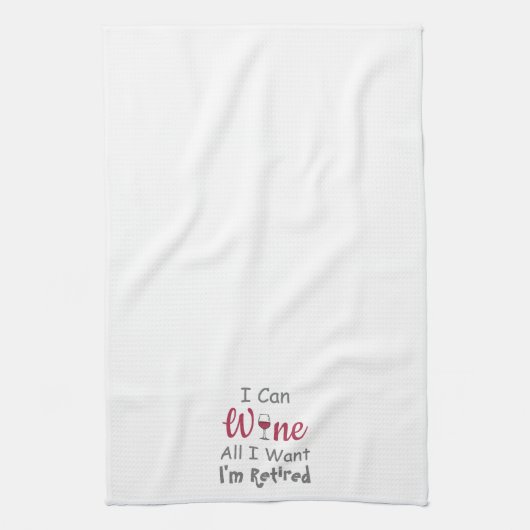 Wijn alles wat ik wil theedoek (Verticaal)