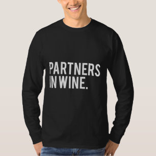 Wijn Beste Vriend Grafische Partners In Wijn T-shirt