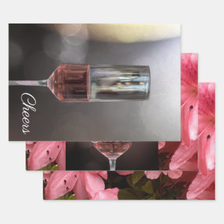 Wijn Bloemen Inpakpapier Vellen