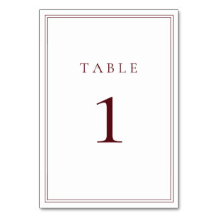 Wijn Bordeaux Classic Minimalist Kaart