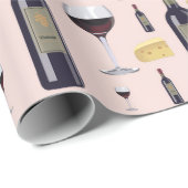 Wijn Cadeaupapier (Rol Hoek)