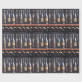 wijn cadeaupapier (Vlak)