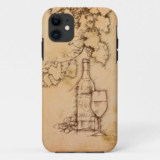 Wijn Case-Mate iPhone Case (Achterkant)