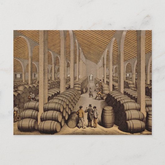 Wijn Cellar bij Jerez de la Frontera Briefkaart (Voorkant)