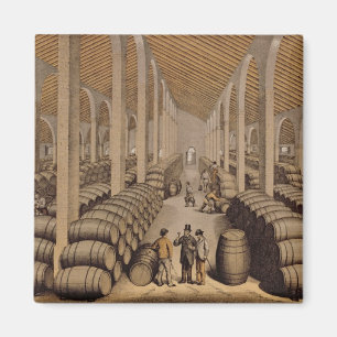 Wijn Cellar bij Jerez de la Frontera Magneet