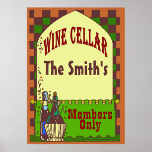 Wijn Cellar Poster