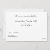 Wijn Colored Roos Weddenschap Kaart (Achterkant)