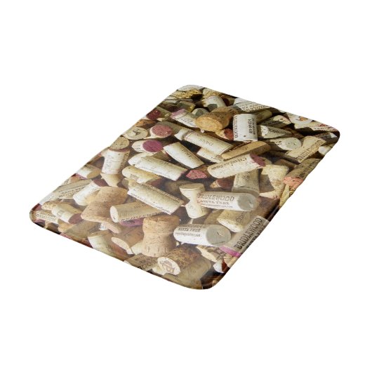 Wijn Corks Bath Mat. Badmat (Gekanteld)