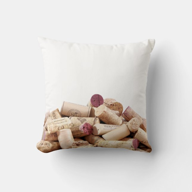 Wijn Corks Pillow Kussen (Voorkant)