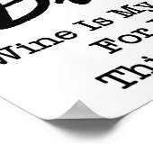 Wijn Diva "Fabulous" Poster (Hoek)