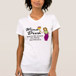 Wijn Diva "Fabulous" T-shirt