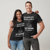 Wijn Drinker Tapdansen Dansen T-shirt (Unisex)