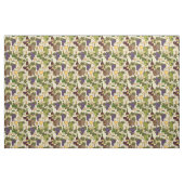 Wijn Drinker Vineyard Grapes Vine Leaves Pattern Stof (Fat Quarter)