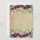 Wijn, Druiven, Bloemen Brunch & Bubbly Kaart (Achterkant)