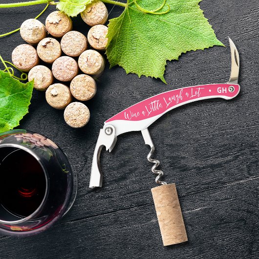 Wijn een beetje Lach veel Feest Kurkentrekker