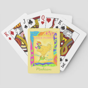 Wijn een Kleine Naam van de Macht van de Kiep Gepe Pokerkaarten