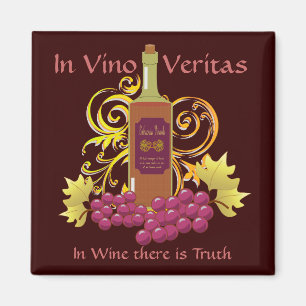 Wijn en druiven magneet