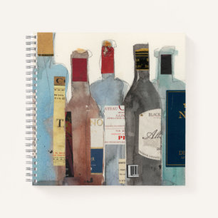Wijn en gedistilleerde dranken notitieboek