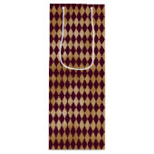  Wijn en Gouden Harlekijn Wijn Cadeautas (Voorkant)