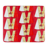 Wijn en kaas feestuitnodiging snijplank (Voorkant)