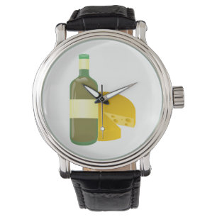 Wijn en kaas horloge