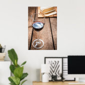 Wijn en kaas poster (Thuiskantoor)