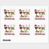 Wijn en Kerst stickers (Vel)