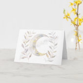 Wijn en maan  kaart (Gele Bloem)