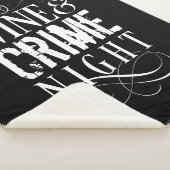 Wijn- en misdaadnacht - grappige ware misdaad sherpa deken (3/4)